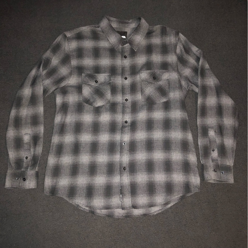 RSQ Plaid Flannel. Size XL. Black/Gray color.